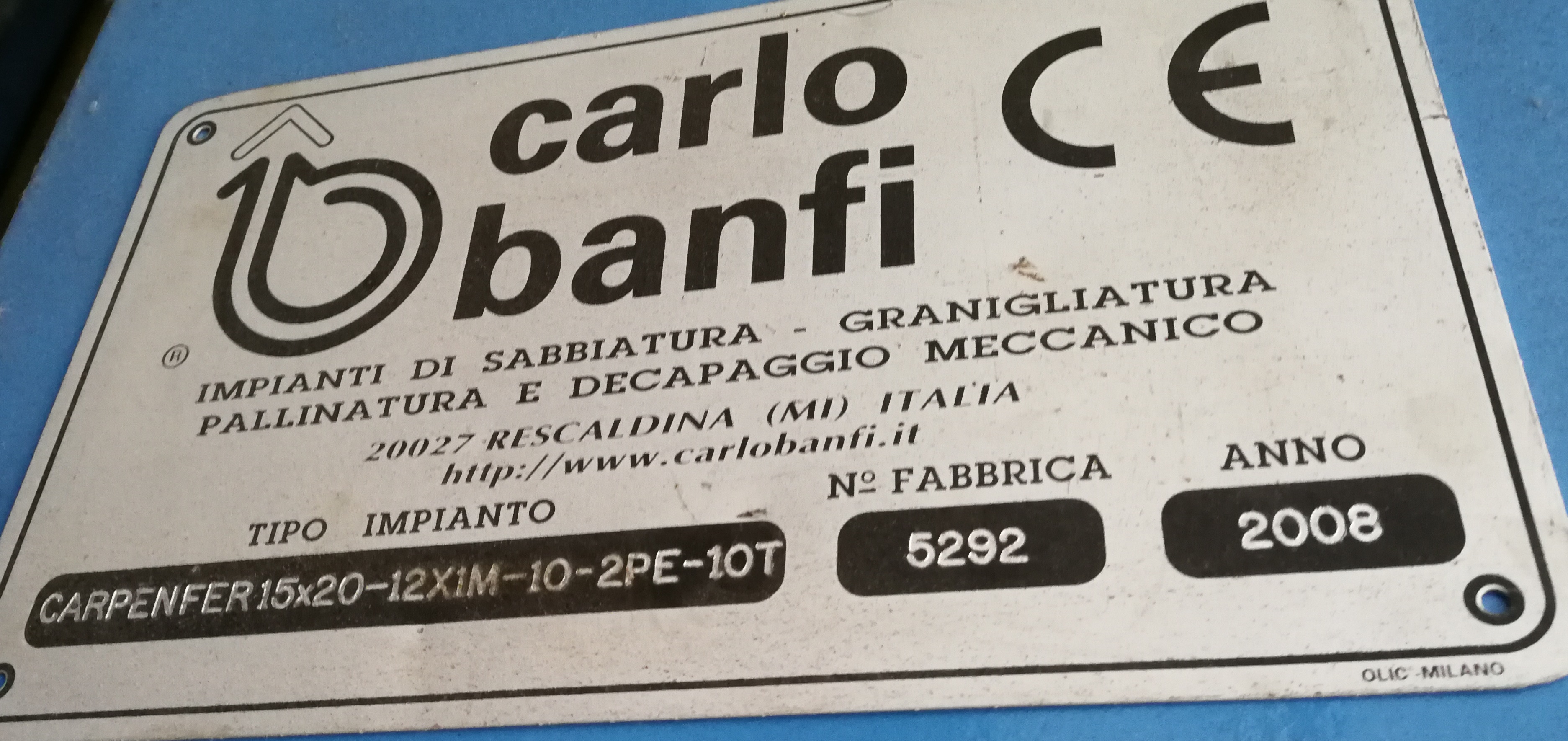 CARLO BANFI 15x20/12x1M/10/'2PE-10T  2008